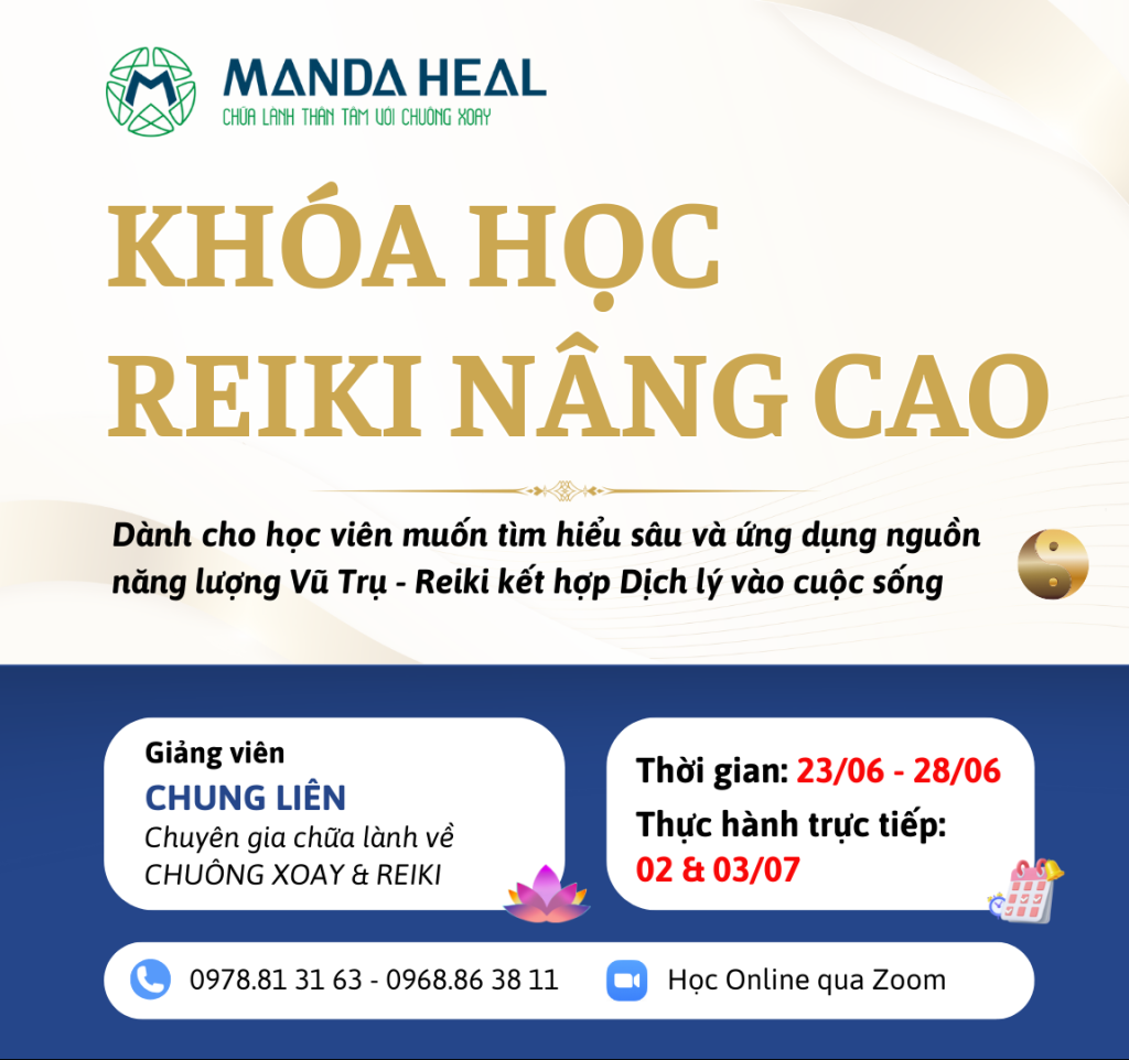 REIKI HỌC NÂNG CAO - KHAI GIẢNG 23/06/2025